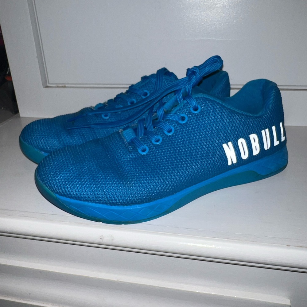 Electric blue nobull trainers